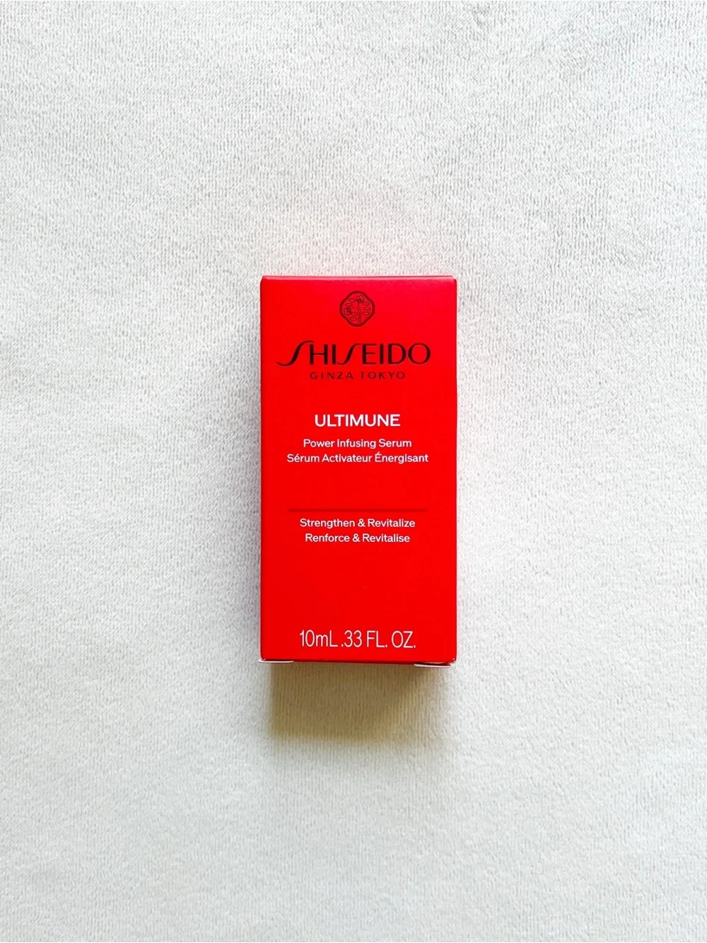 Shiseido Ultimune Power Infusing Serum - Vivid Red Box